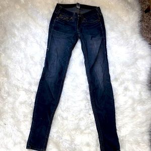True Religion Grey Velvet Jeans